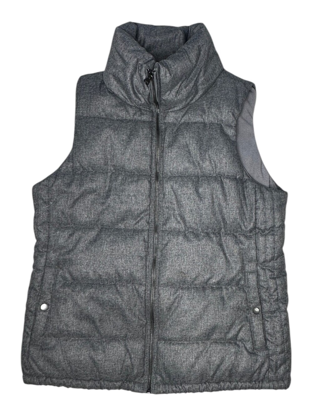 Old Navy Women's Gray Quilted Puffer Vest Medium